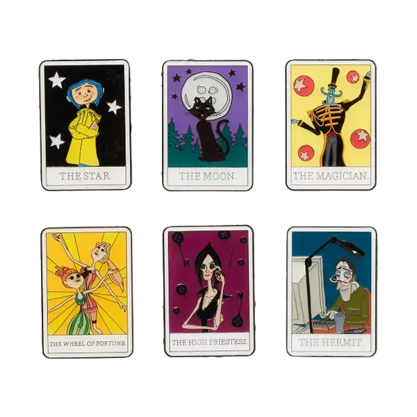 Coraline Tarot Card Pin Badge Blindbox by Loungefly